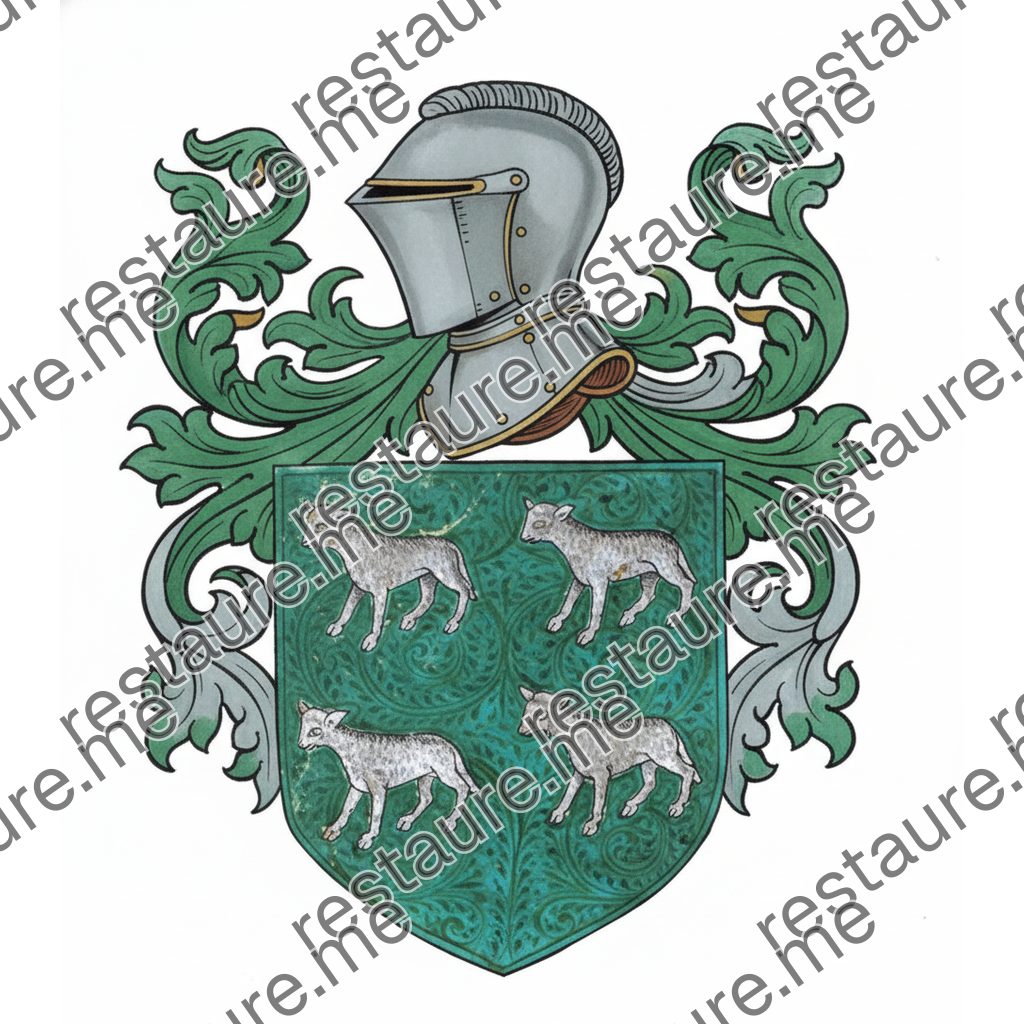 Brasão da família BORREGO, BORRECO