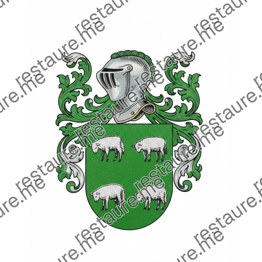 Brasão da família BORREGO (ou Borreco)