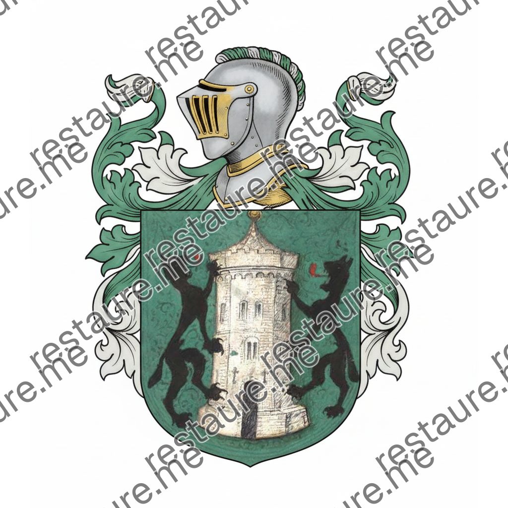 Brasão da família CAMARA (1460), de João Gonçalves Camara de Lobos