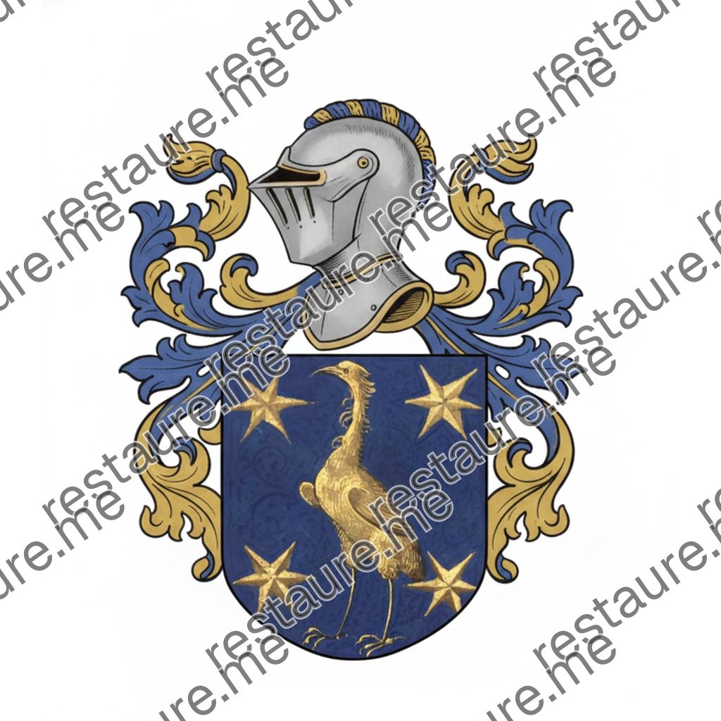 Brasão da família GARCÊS, GARCEZ, de JOÃO GARCEZ (1481)