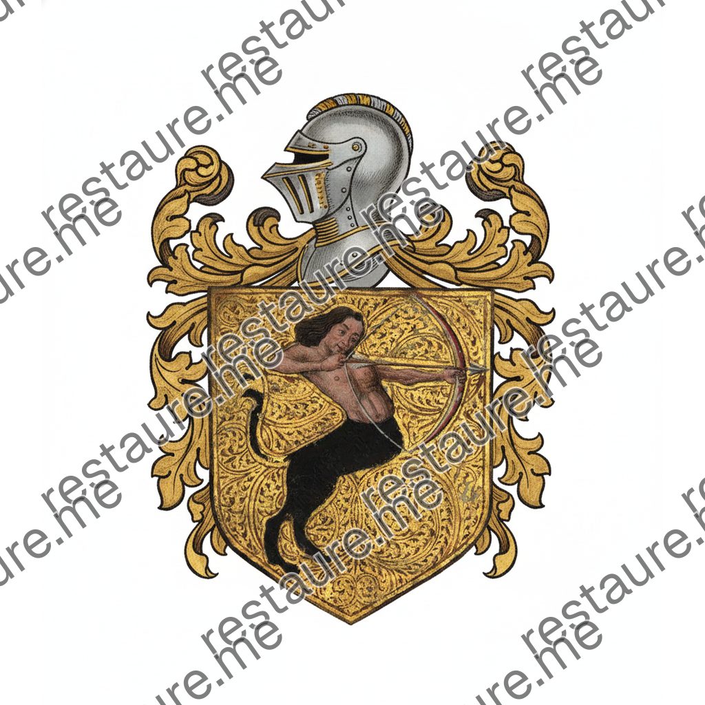 Brasão da Família Arco, de João Fernandes do Arco (1485)