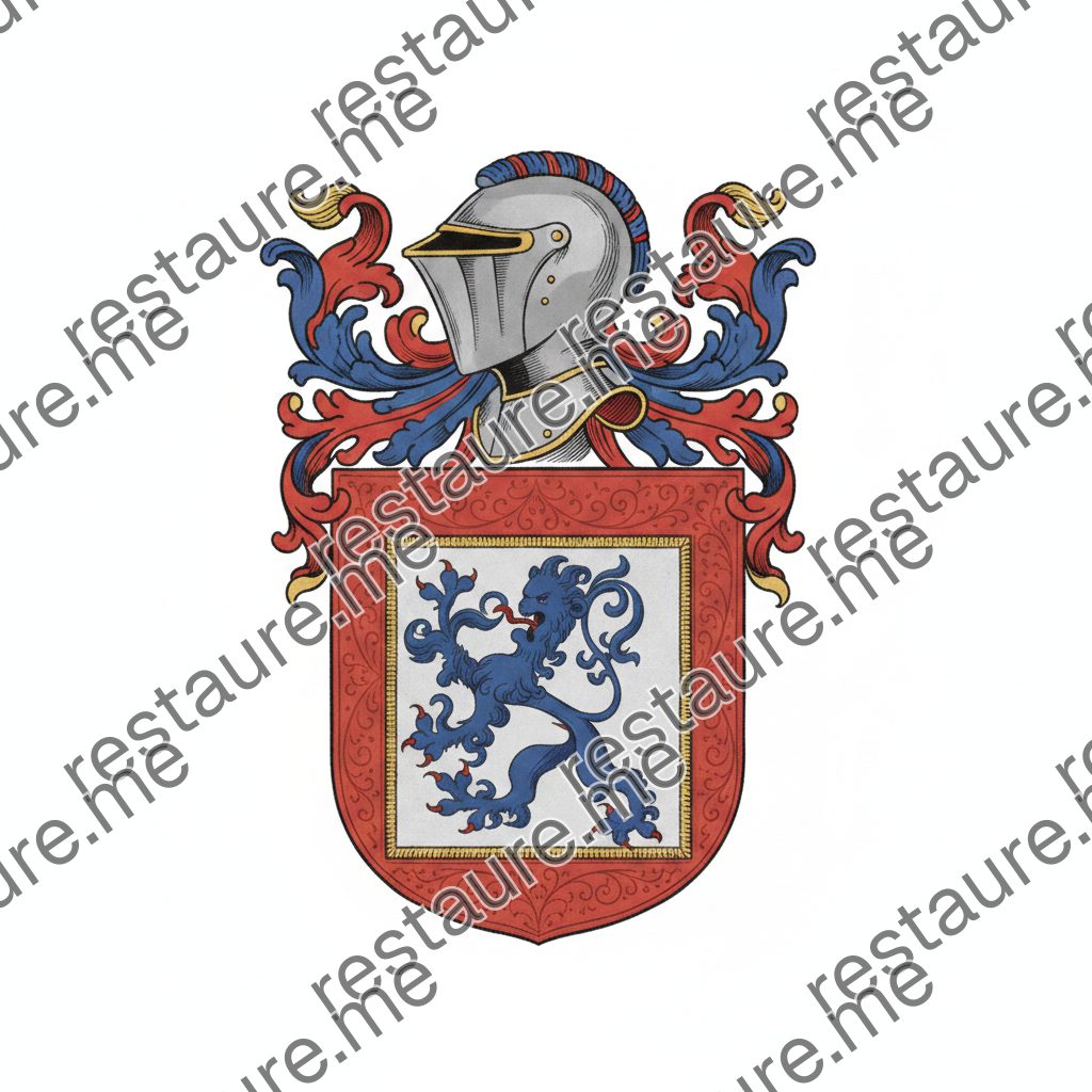 Brasão da família BANDEIRA (1483), de Gonçalo Pires Bandeira